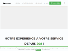 Tablet Screenshot of epifaj.com